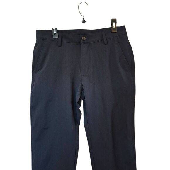 Under Armour Men's Black Polyester Straight Leg Pants - Picture 10 of 11